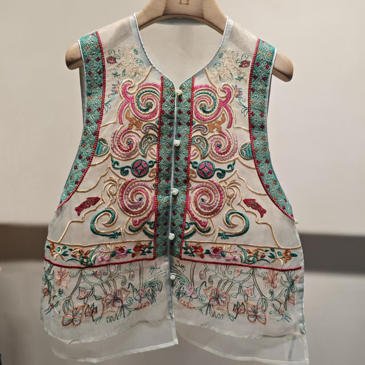 新中式国风背心BX553