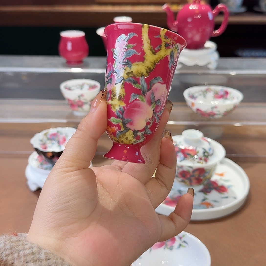 珐琅彩主人杯茶具系列