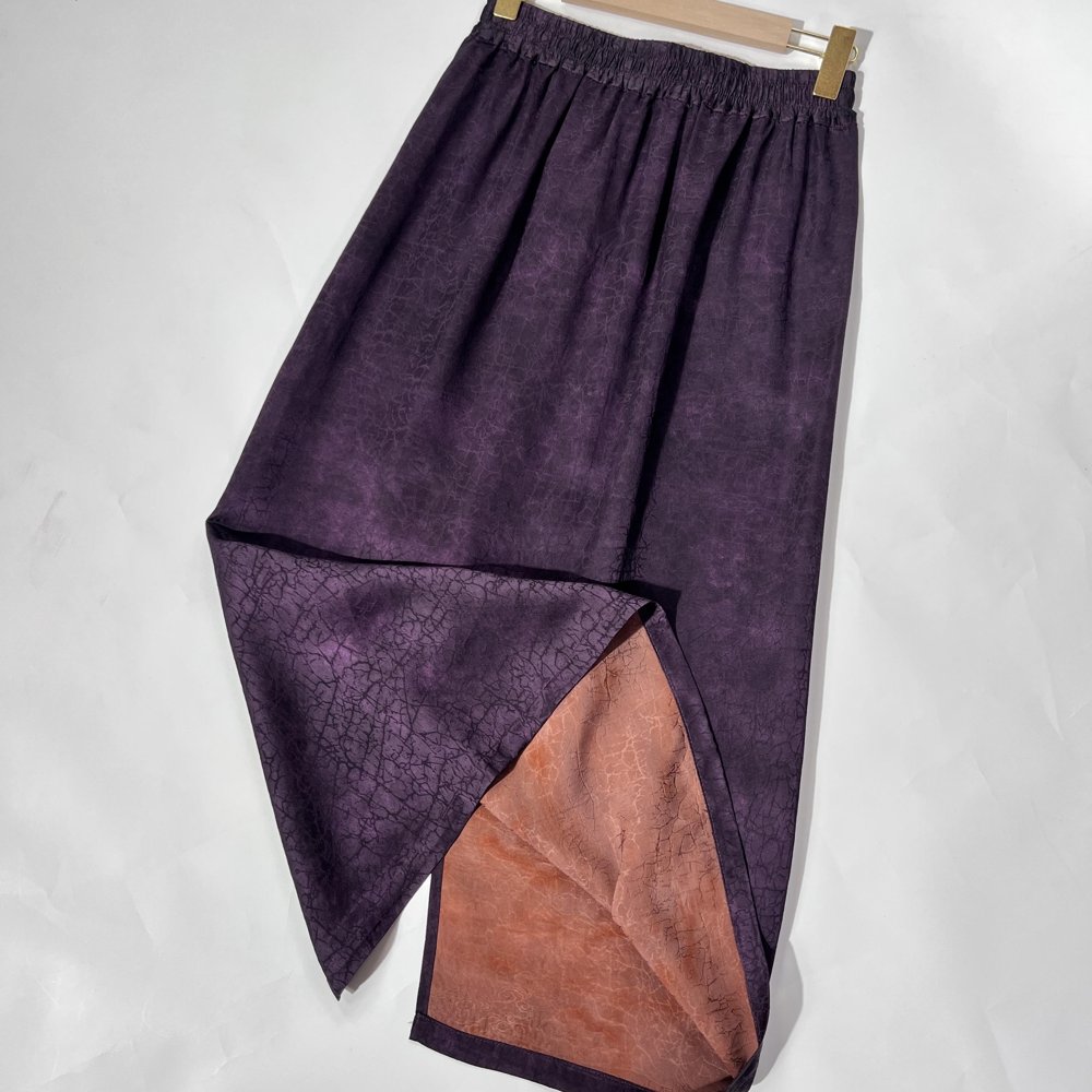 704 重磅紫龟老料半身裙一步裙百搭气质