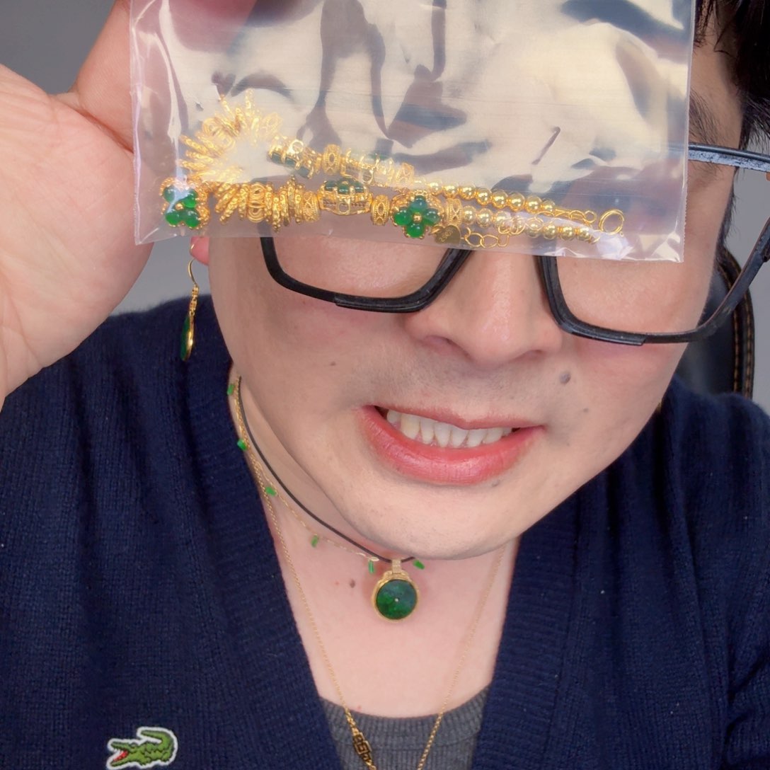 翡翠颈饰未镶嵌一个