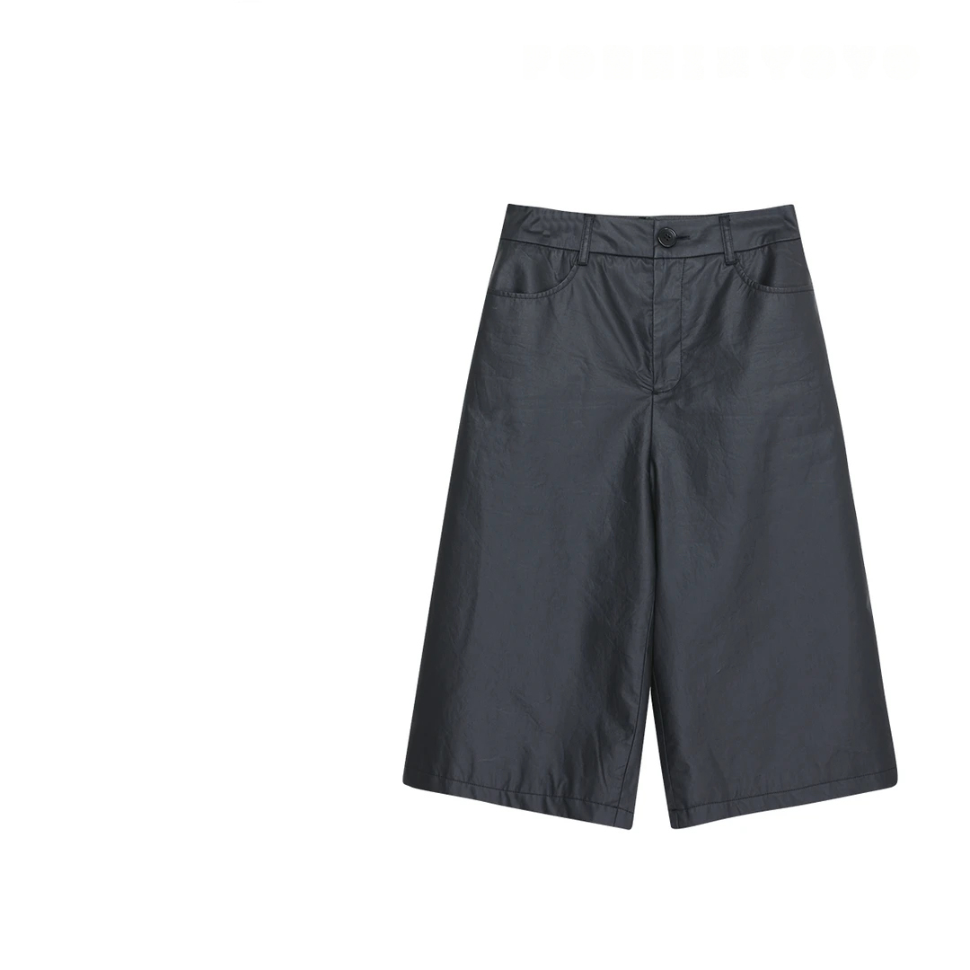 秋季新品 主理人私服裤 阔腿低腰八分裤 