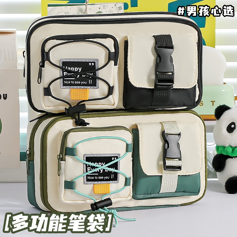 大容量文具盒高颜值简约文具袋耐脏 笔袋