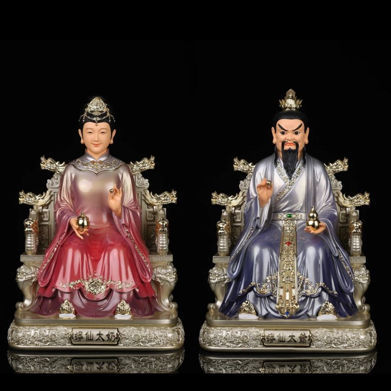 胡三太爷太奶黄常蟒家四大家族树脂神像供奉摆件房间新房家居饰品
