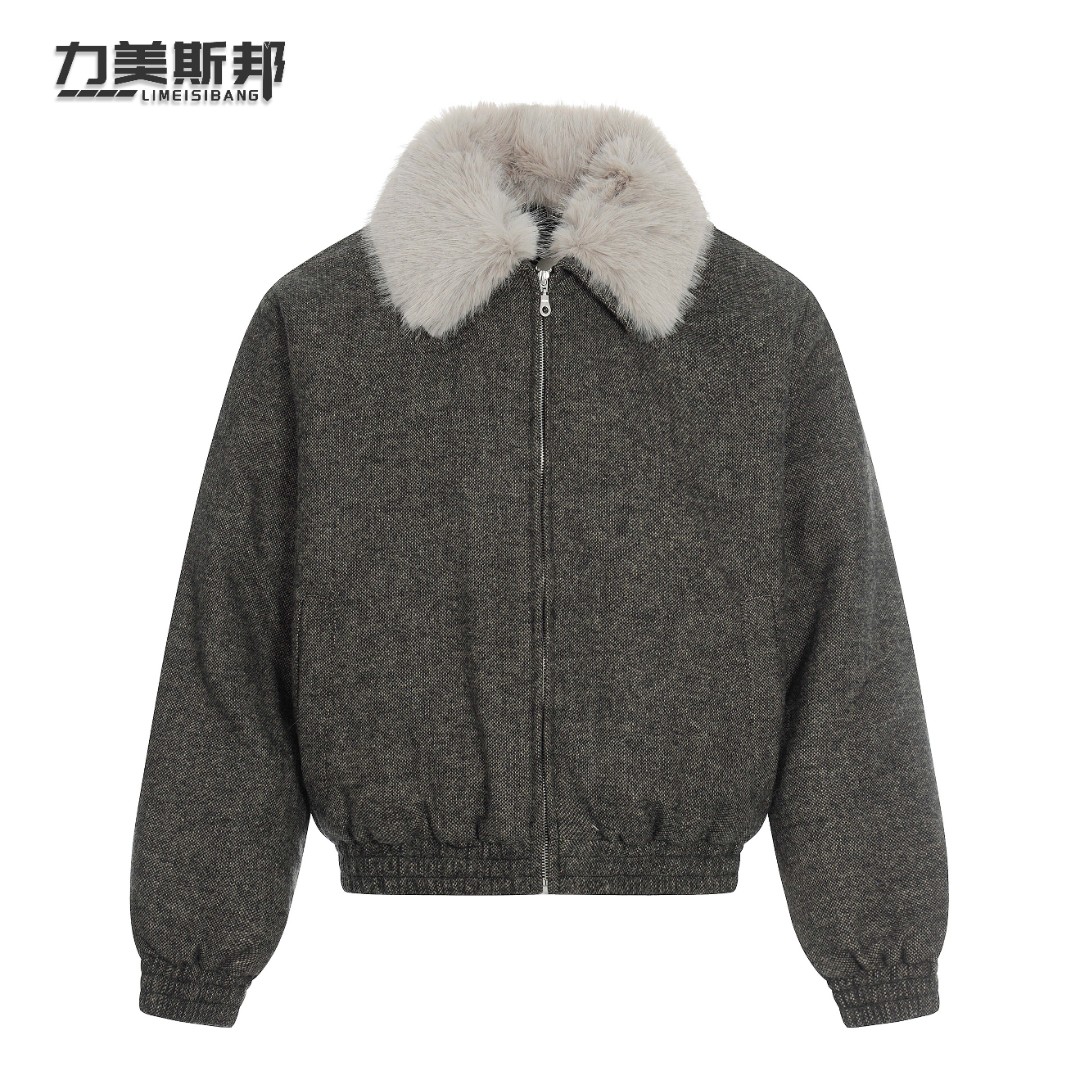 【凛冬将至】休闲座山雕短款翻领棉服男款棉衣秋冬季中性保暖棉服