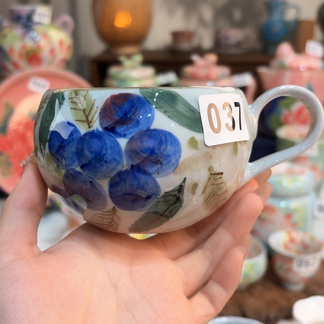 景德镇手绘高温釉下彩陶瓷茶具