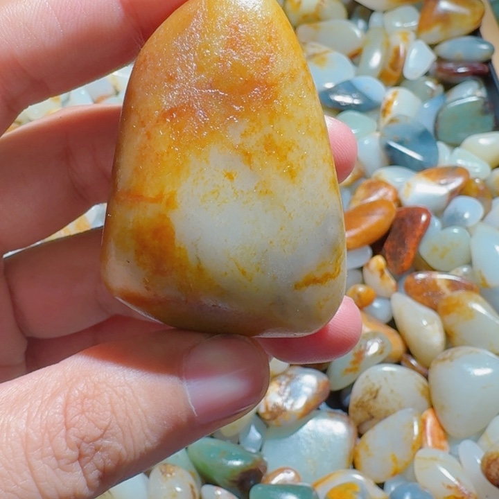 和田玉未镶嵌挂件69克