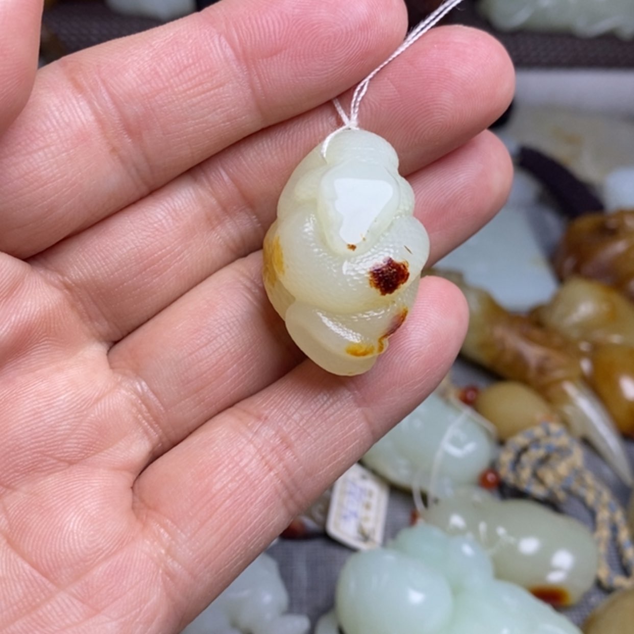 【闪购商品】和田玉（糖玉）颈饰未镶嵌楚**秋