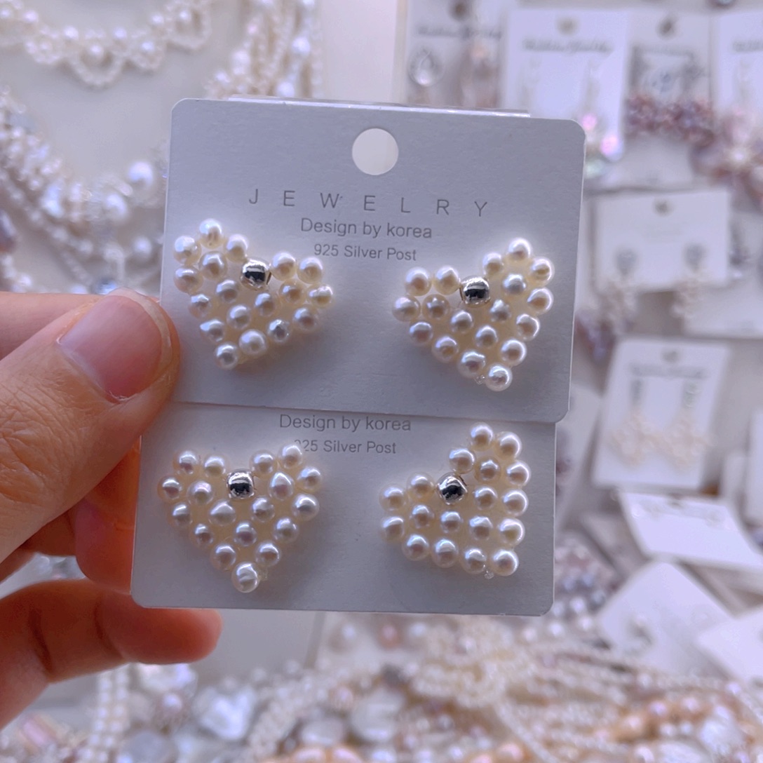 未镶嵌耳饰淡水珍珠
