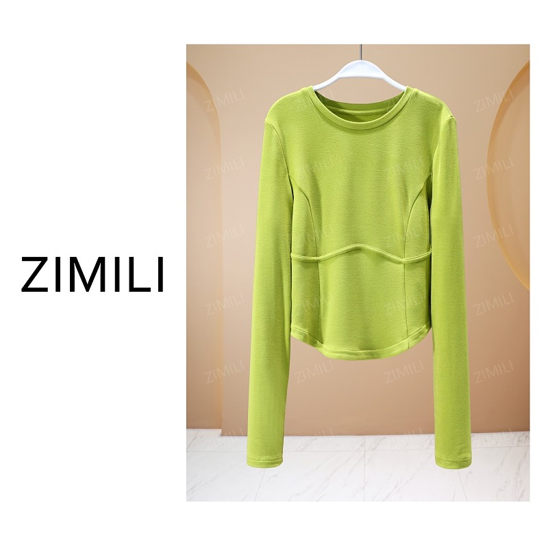 【亮哥欧货女装】冬季发热双面绒《鱼骨》高弹显瘦打底上衣26061-B2