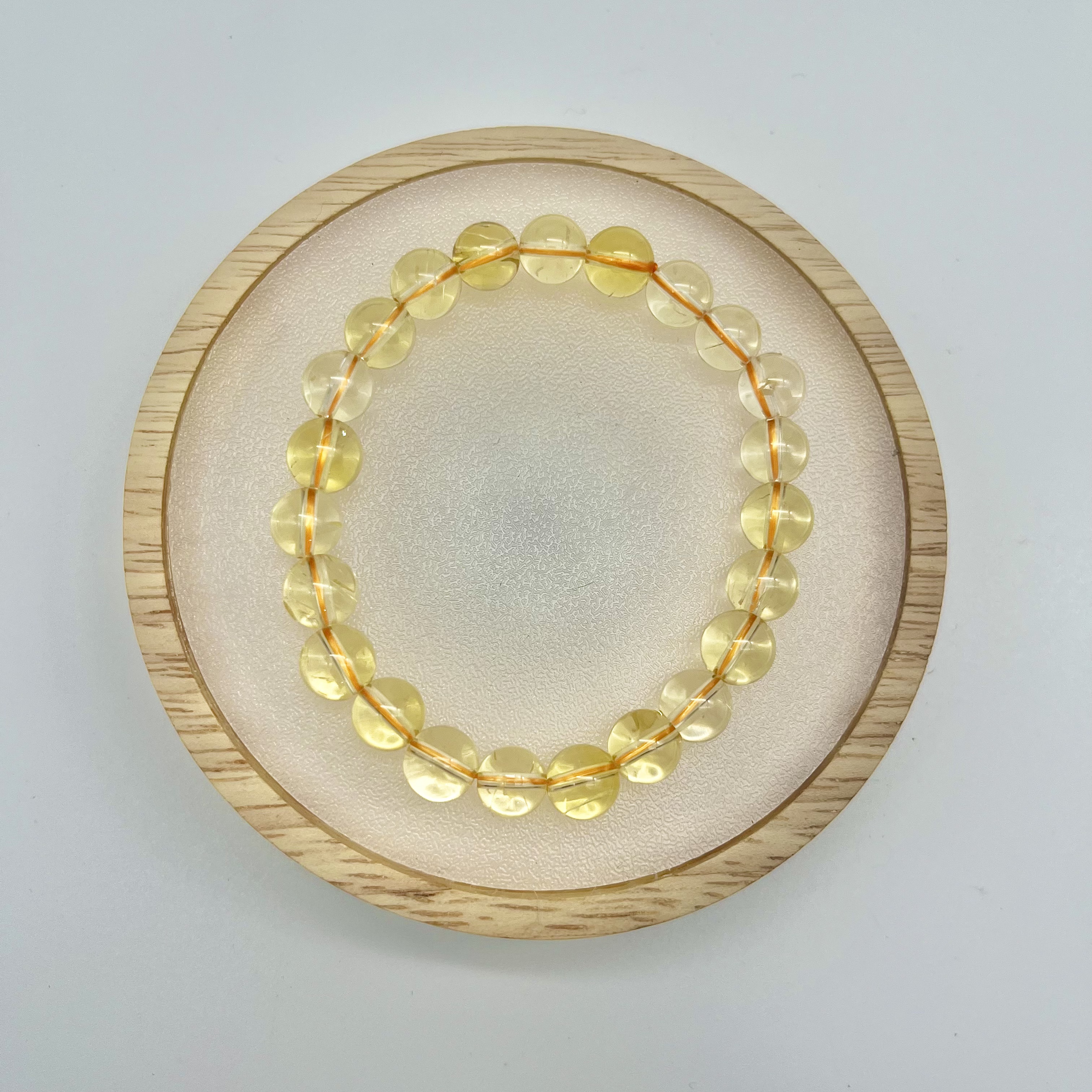 8mm黄水单圈手串漏漏款