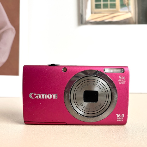 8新 Canon/佳能 a2300粉色1600万像素5倍变焦通透冷白皮数码相机