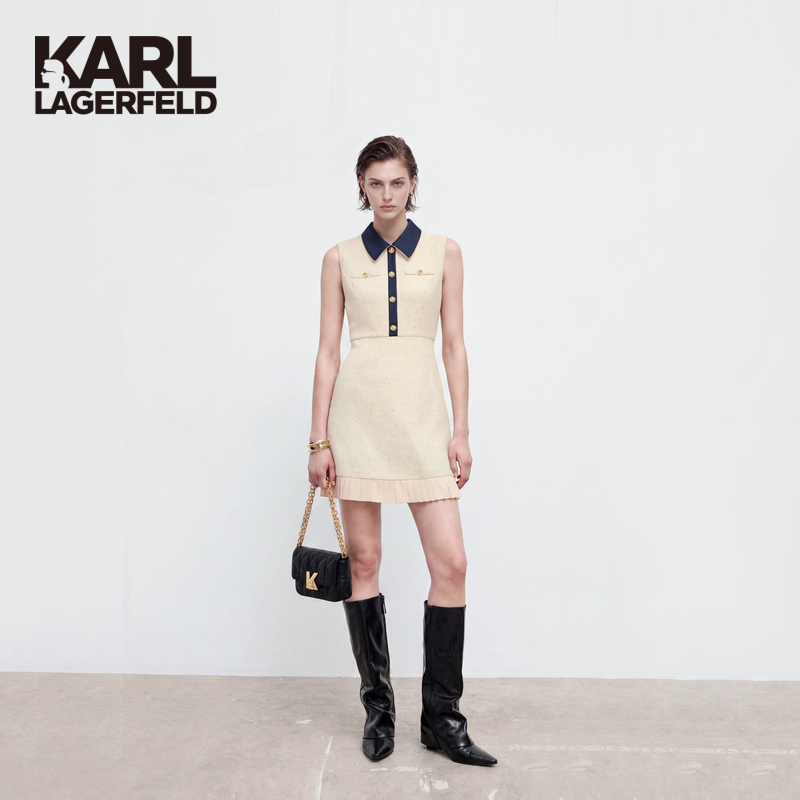 KARL LAGER卡尔拉格斐无袖连衣裙P26E1305