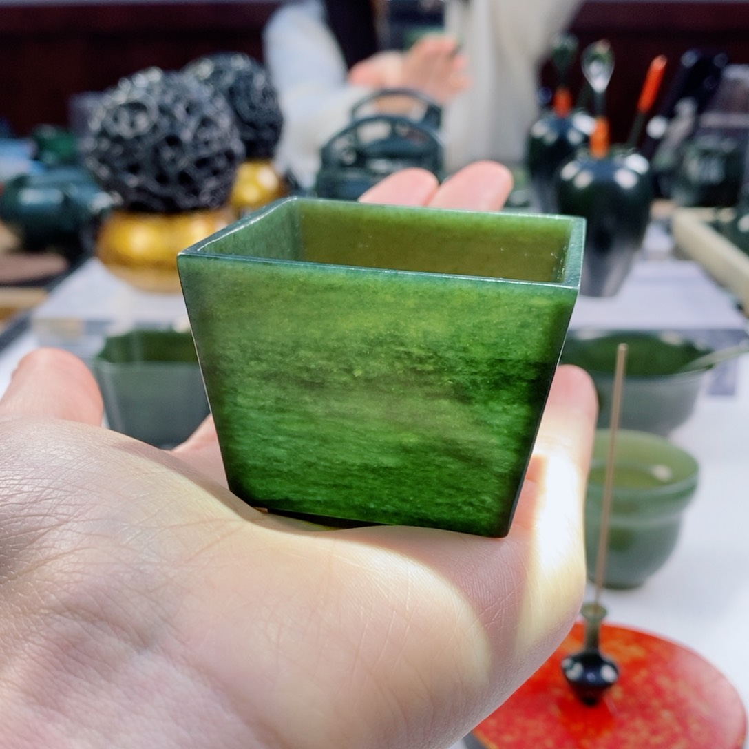 和田玉（青玉）挂件未镶嵌