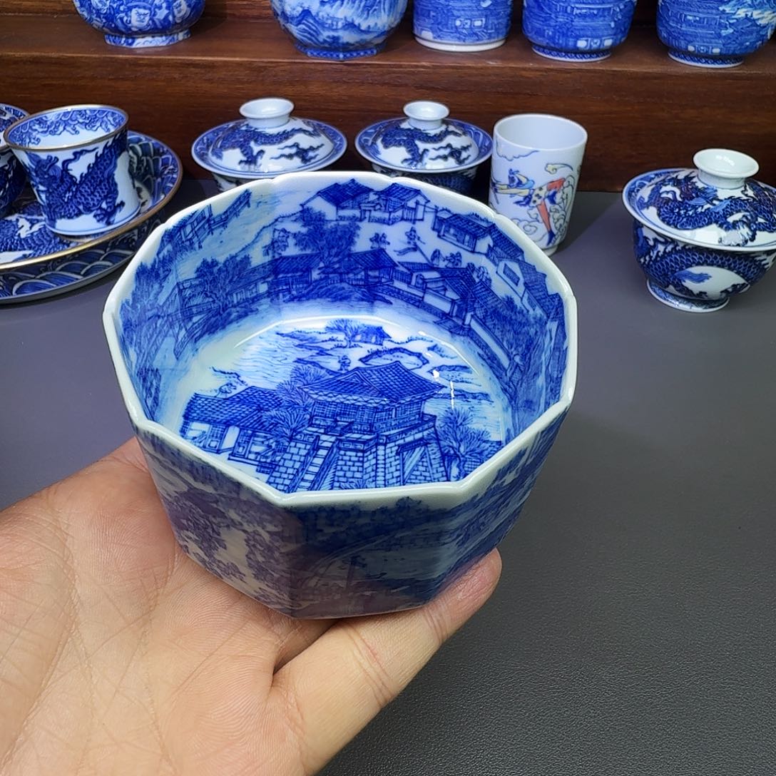 泥塑主人杯手工手绘微微微瑕