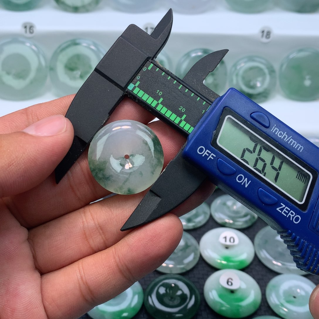 翡翠未镶嵌颈饰缅甸天然A货翡翠26.4-6.2