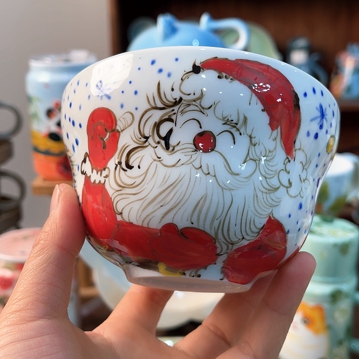 陶景德镇釉下手绘陶瓷 