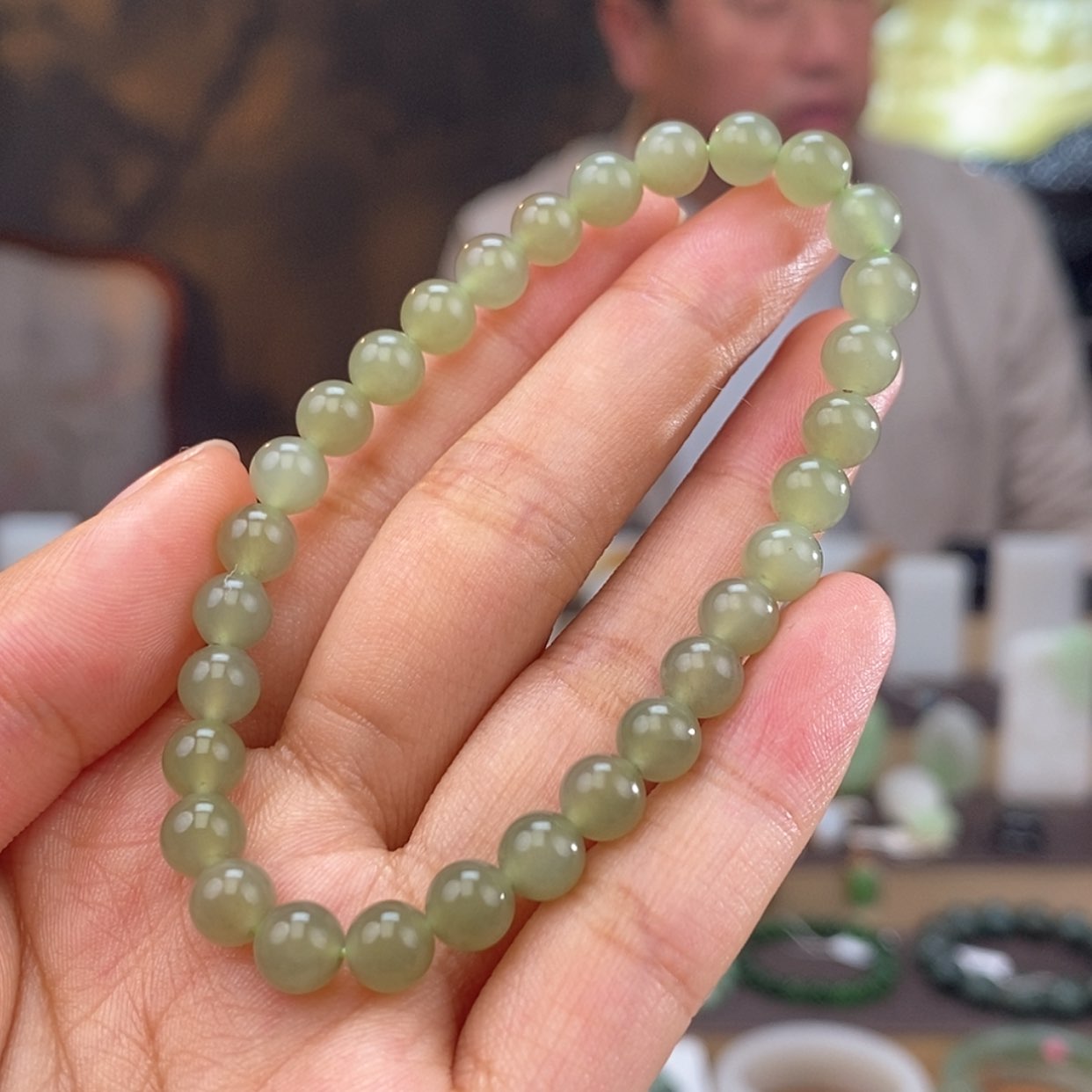 【闪购商品】和田玉手串未镶嵌