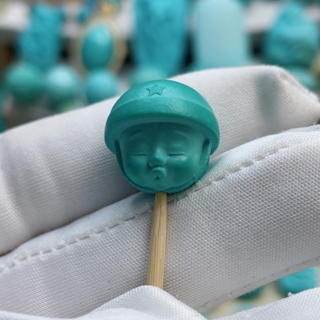 绿松石珠宝奇石未镶嵌