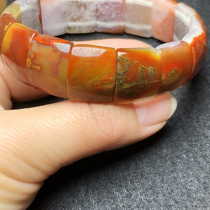 玛瑙/玉髓未镶嵌手链