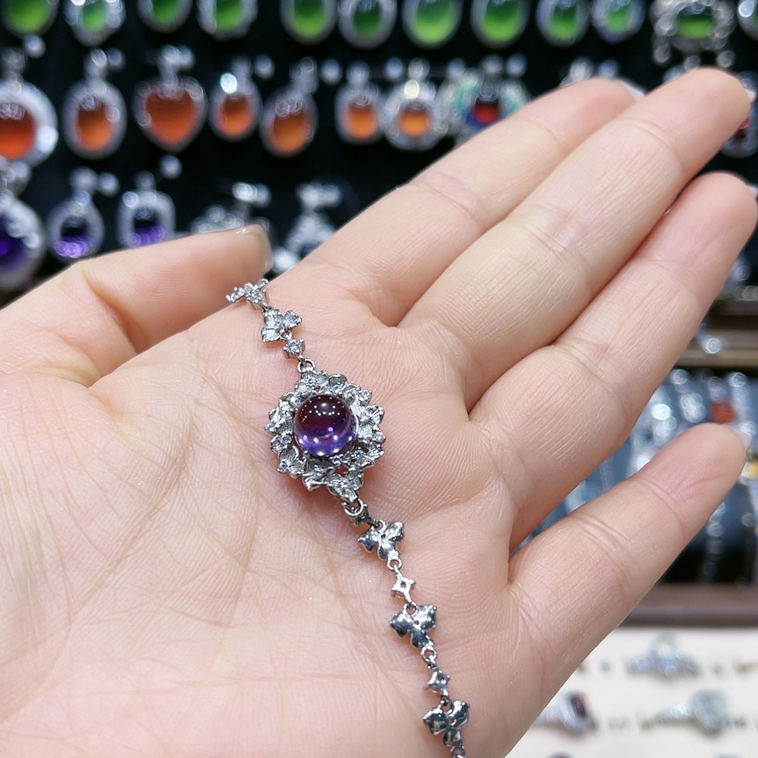 银S925镶嵌水晶戒指