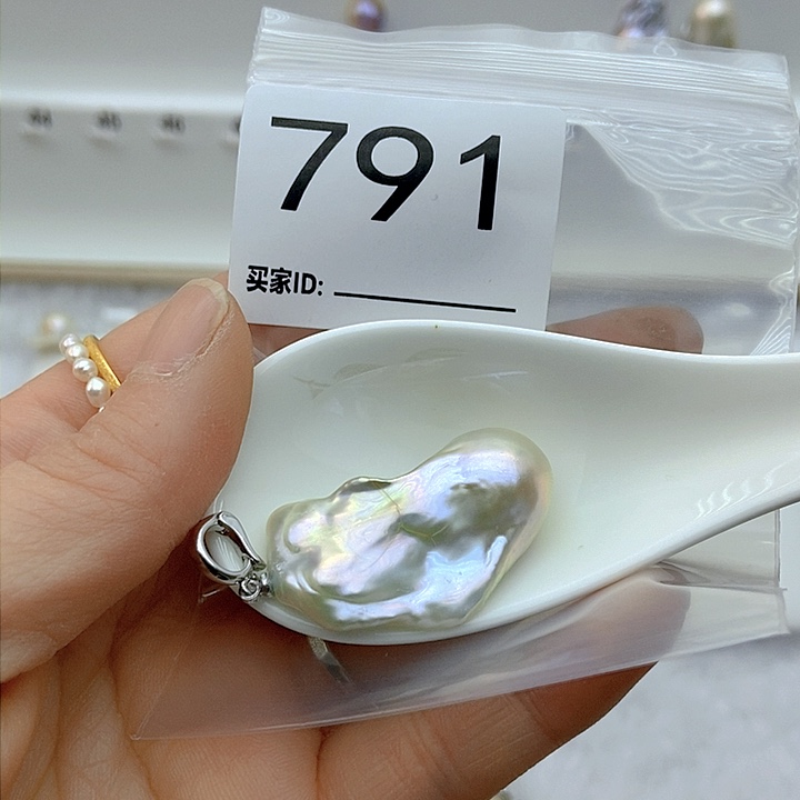 淡水珍珠颈饰银S925镶嵌