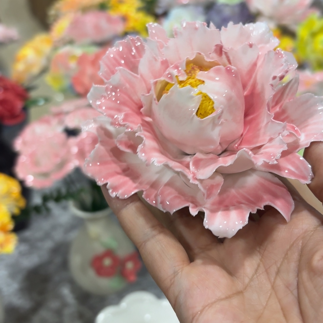 陶瓷花，20发货， 退款拉黑