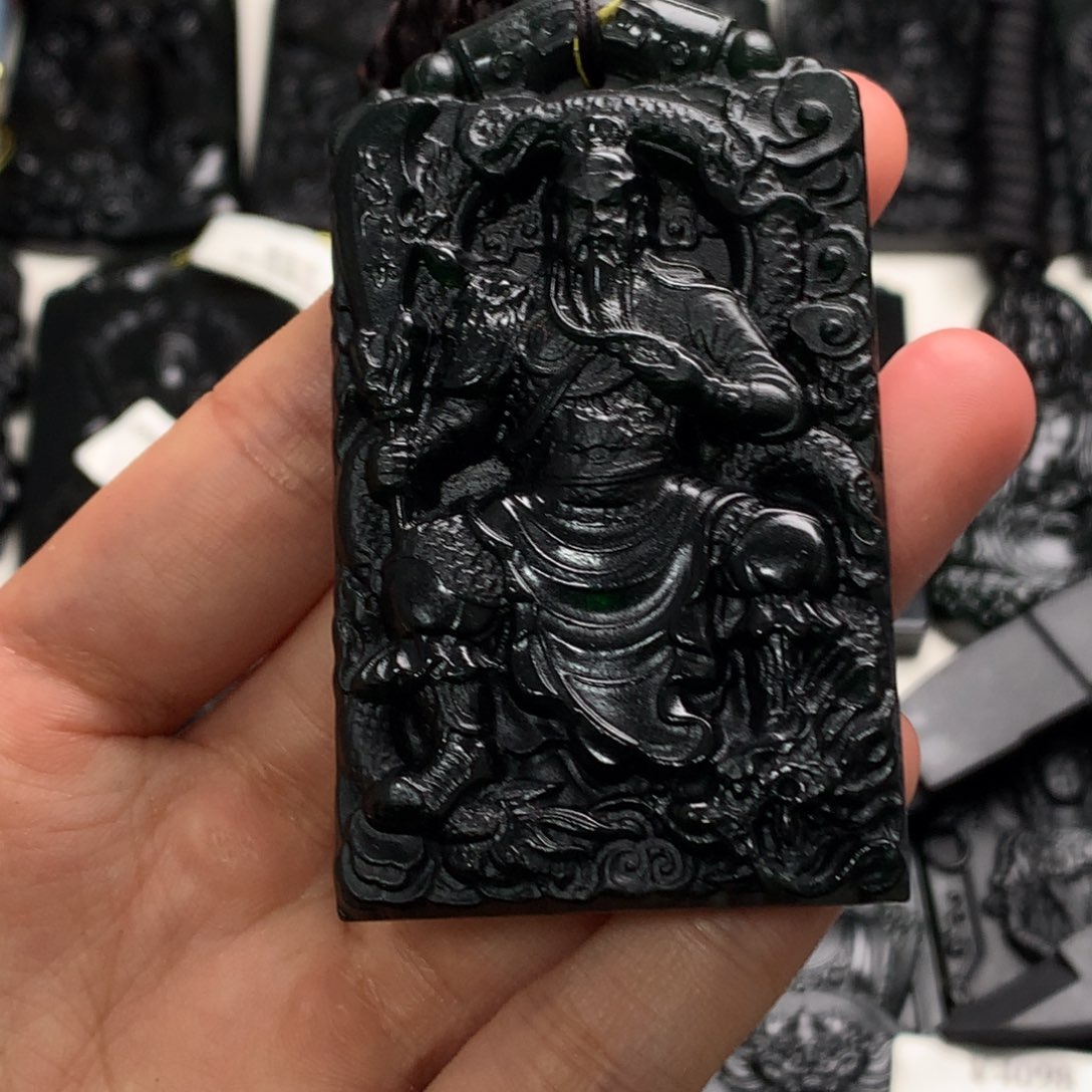 天然a货钢琴黑挂件