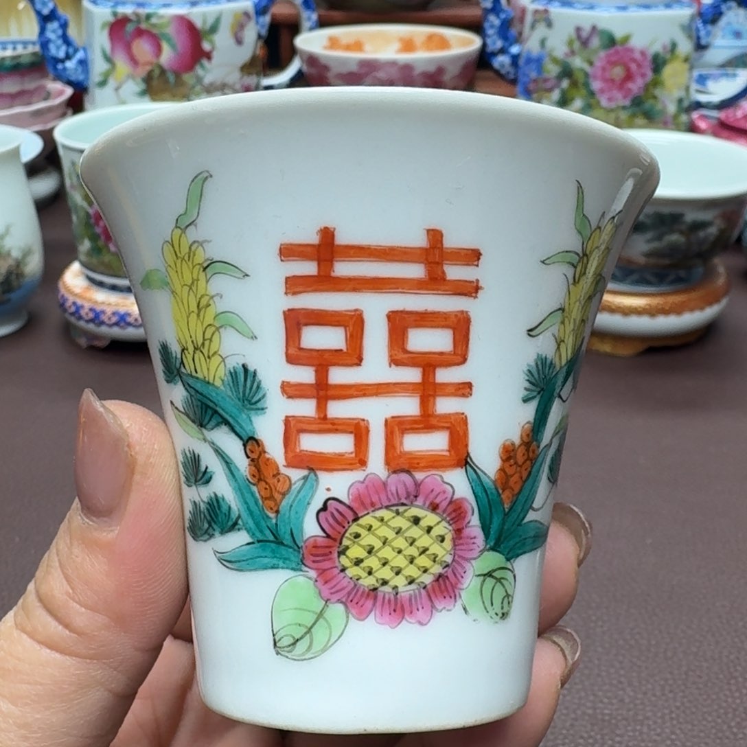 瓷片景德镇仿古手工制作精品展示