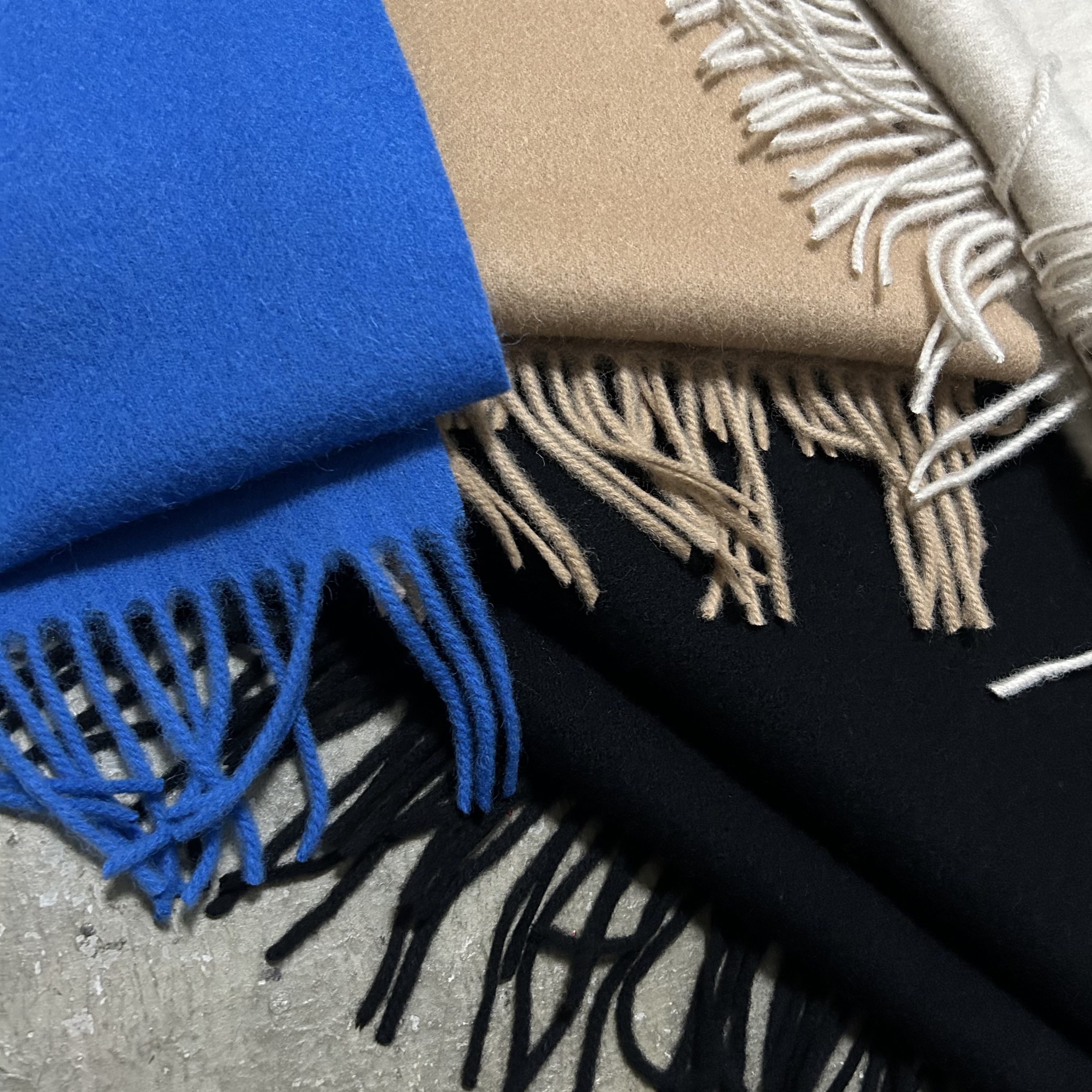 LIFEGOESONFamily Members Wool Scarf 百搭基础流苏羊毛围巾