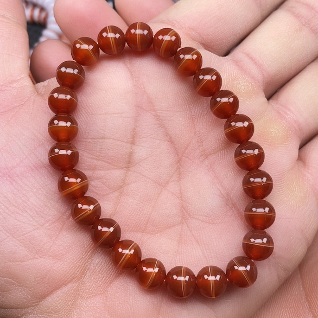 玛瑙/玉髓未镶嵌手链