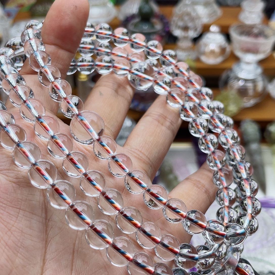 水晶颈饰未镶嵌哪*跑吊坠定制