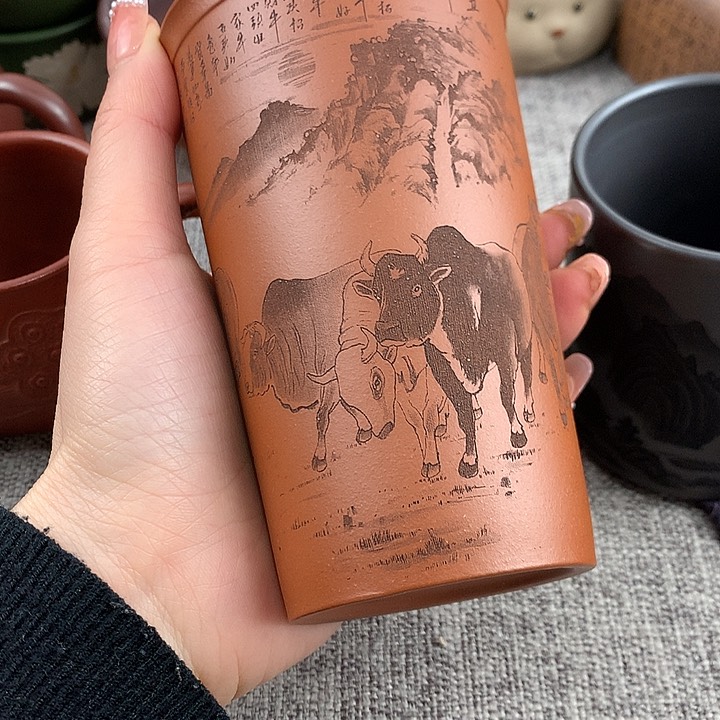 紫砂茶杯高端主人杯