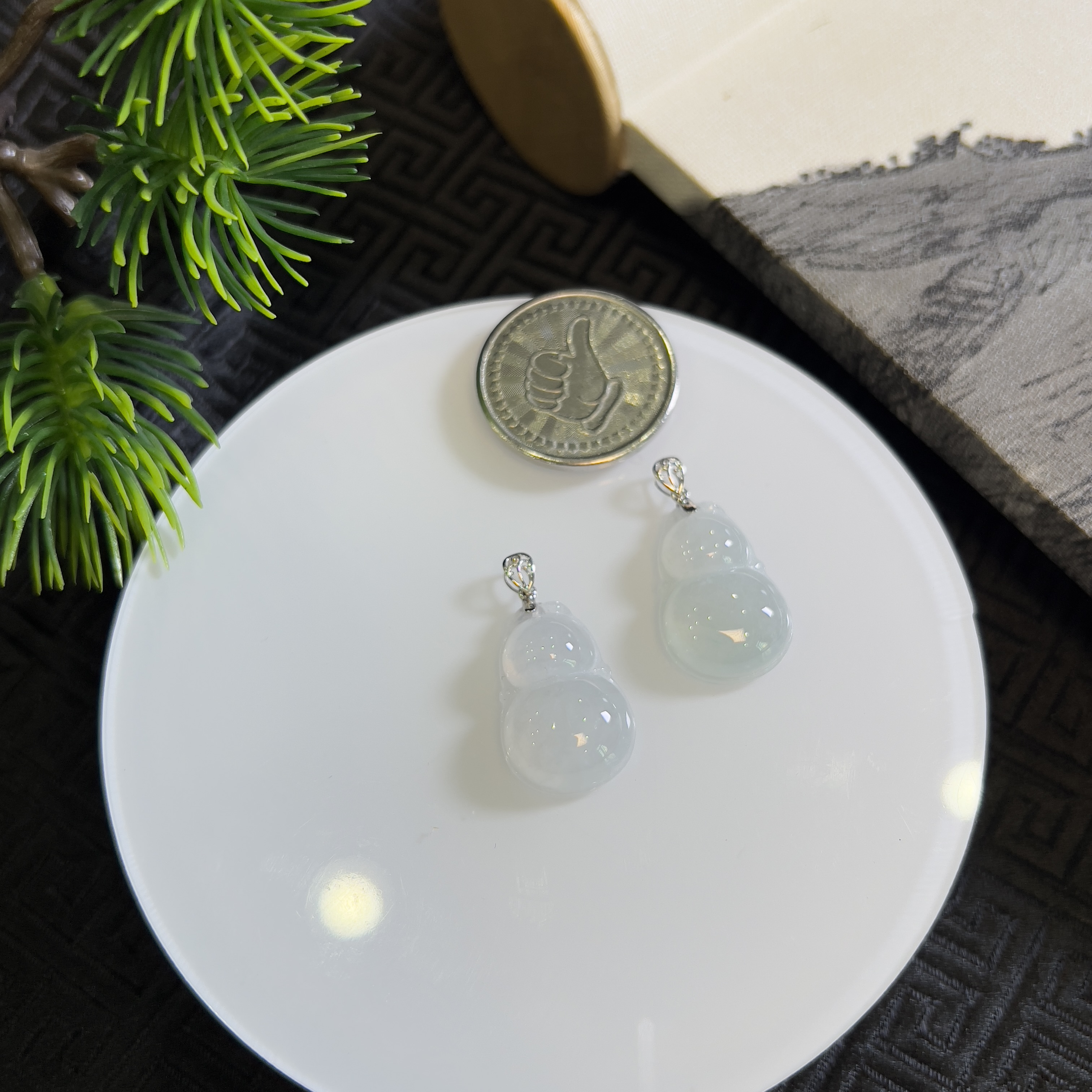 【芬姐珠宝】 YM793-14 葫芦 天然缅甸A货翡翠多样性发一件