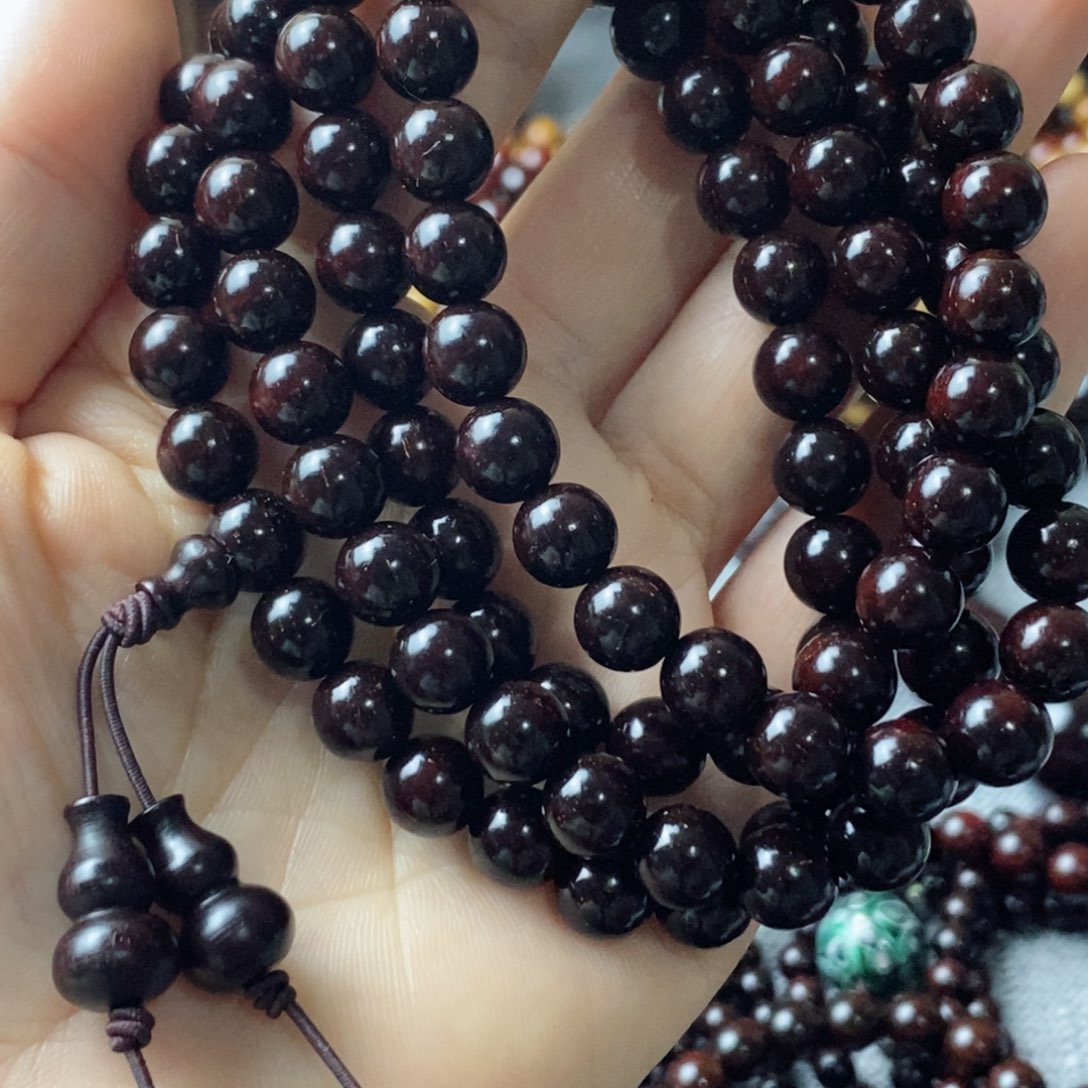 檀香紫檀（小叶紫檀）手串/手链有****天