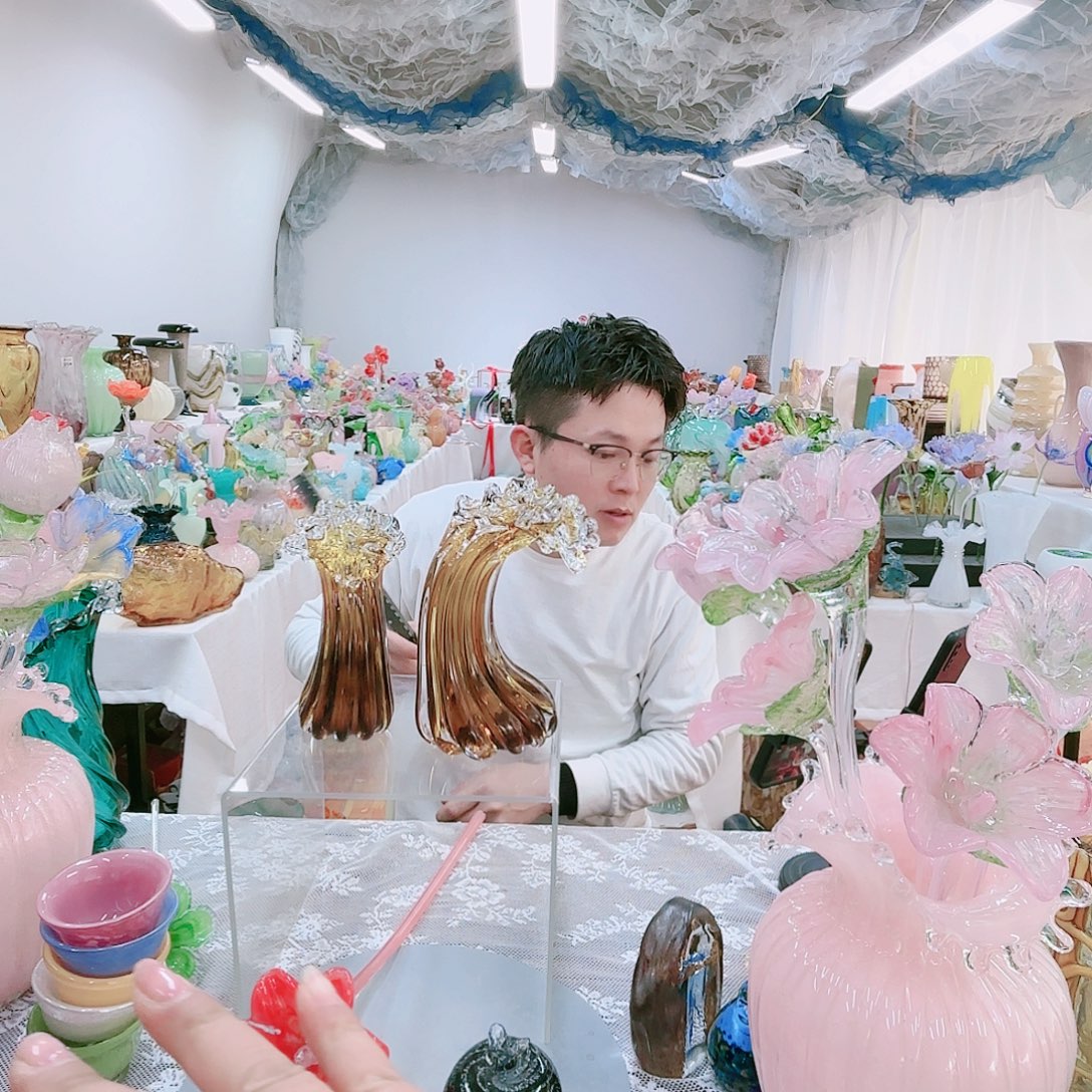 福利不退不换琉璃花瓶艺术品