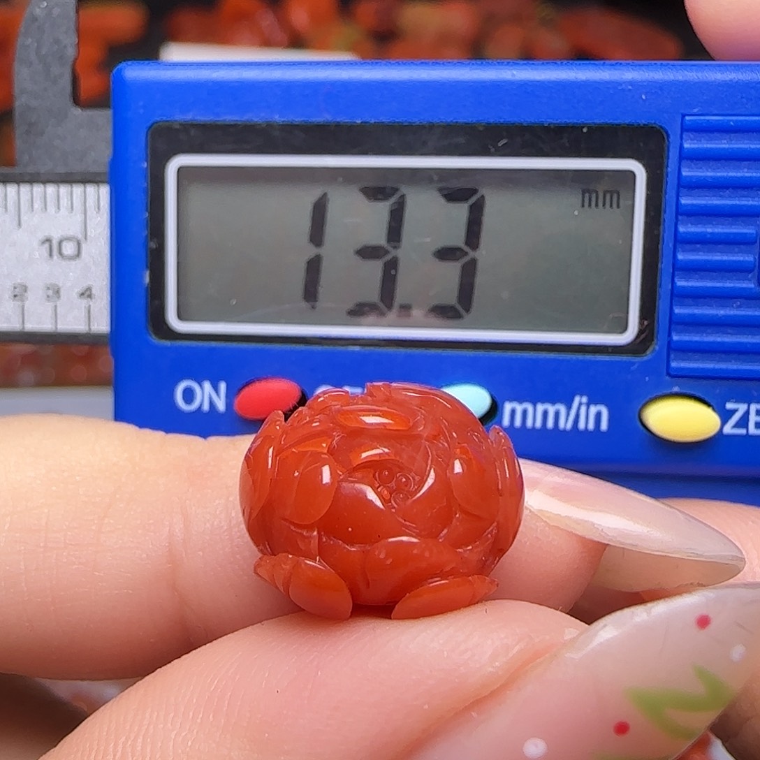 南红玛瑙未镶嵌颈饰