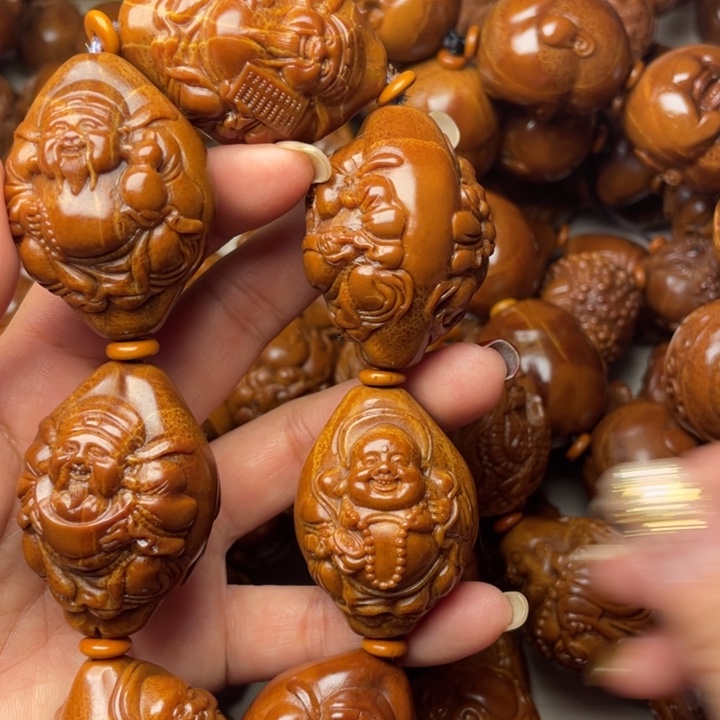 石***转橄榄核吊坠橄榄核手持