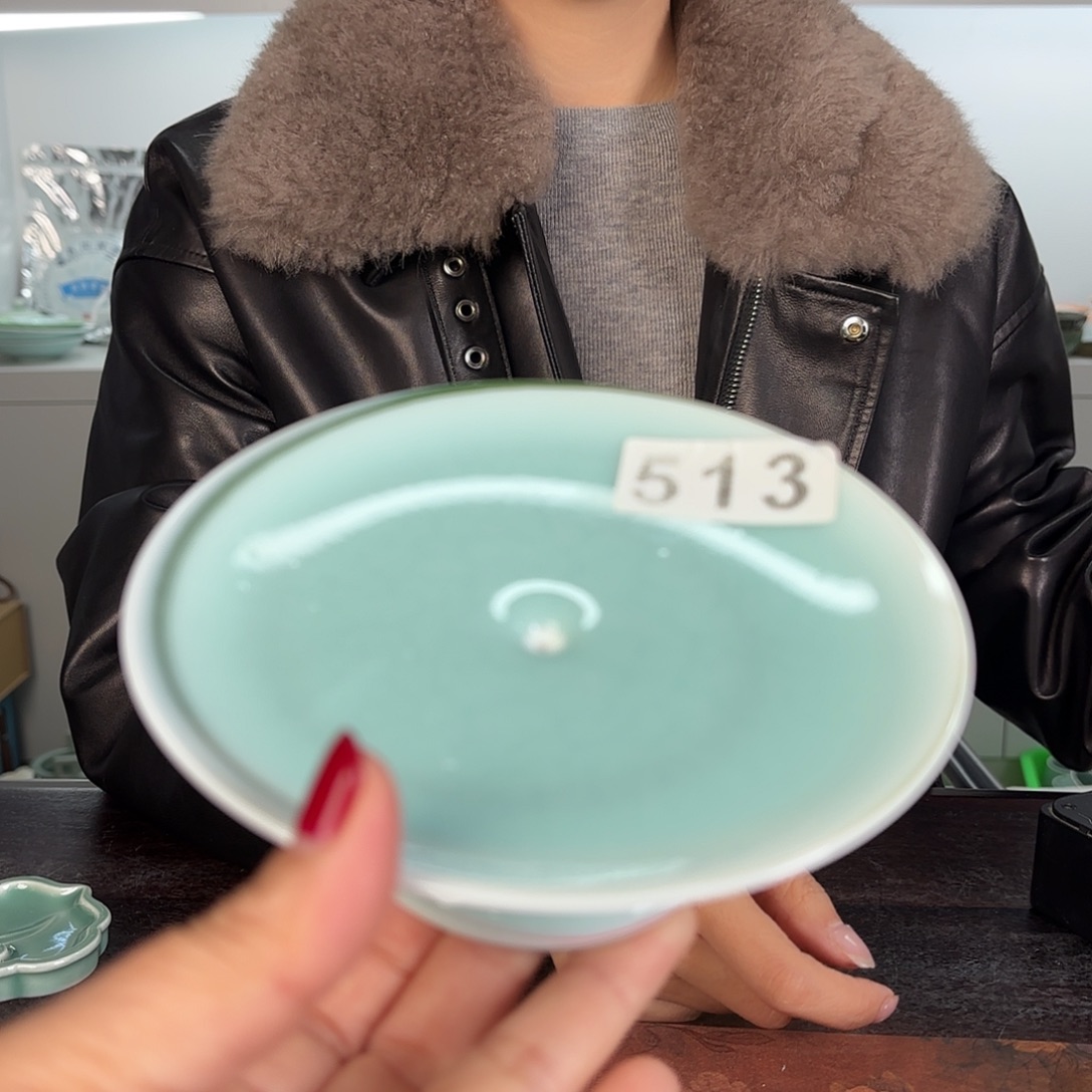 龙泉云间青瓷小米茶器