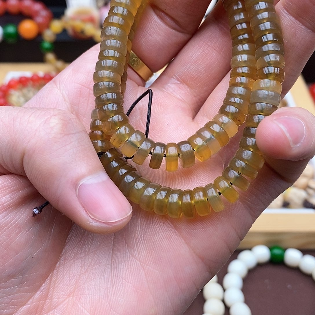 驼骨手串/手链8×3羊角骨256