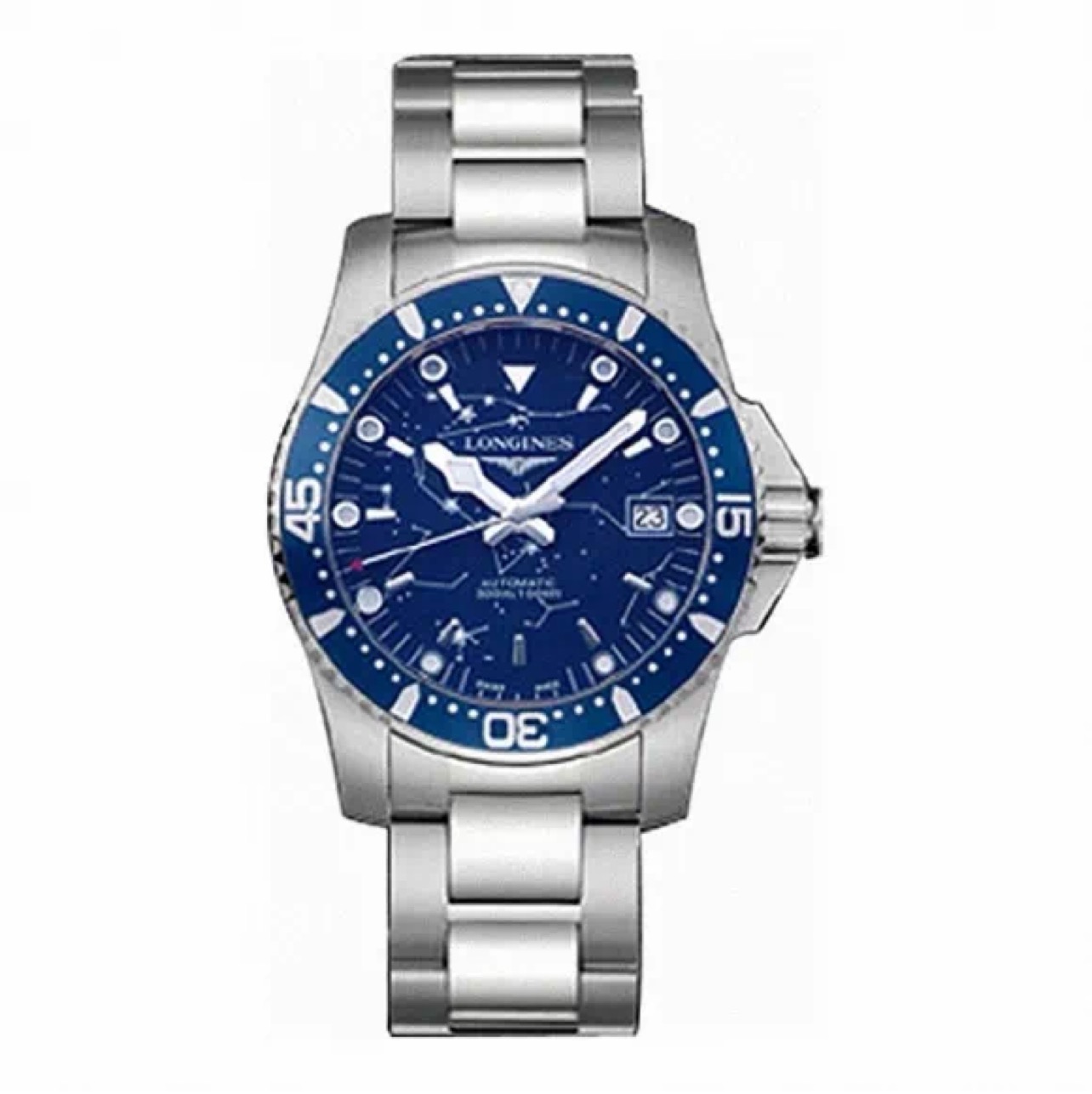 99新 Longines/浪琴 尖货名品/蓝盘钢带康卡斯/40mm