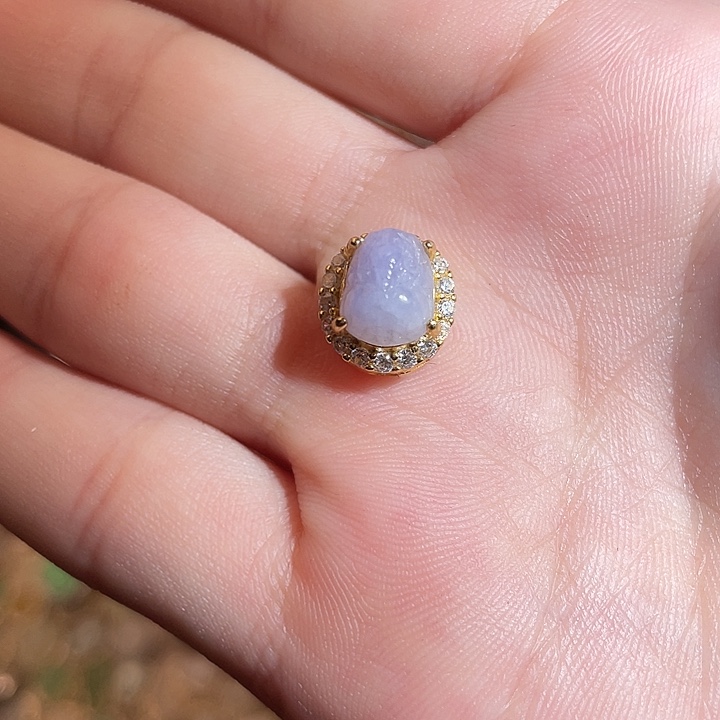 翡翠银S925镶嵌颈饰翡翠