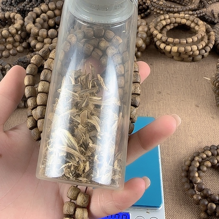 沉香碎屑沉香奇楠沉香沉浮乌身07鼓珠21g多圈多样性发一