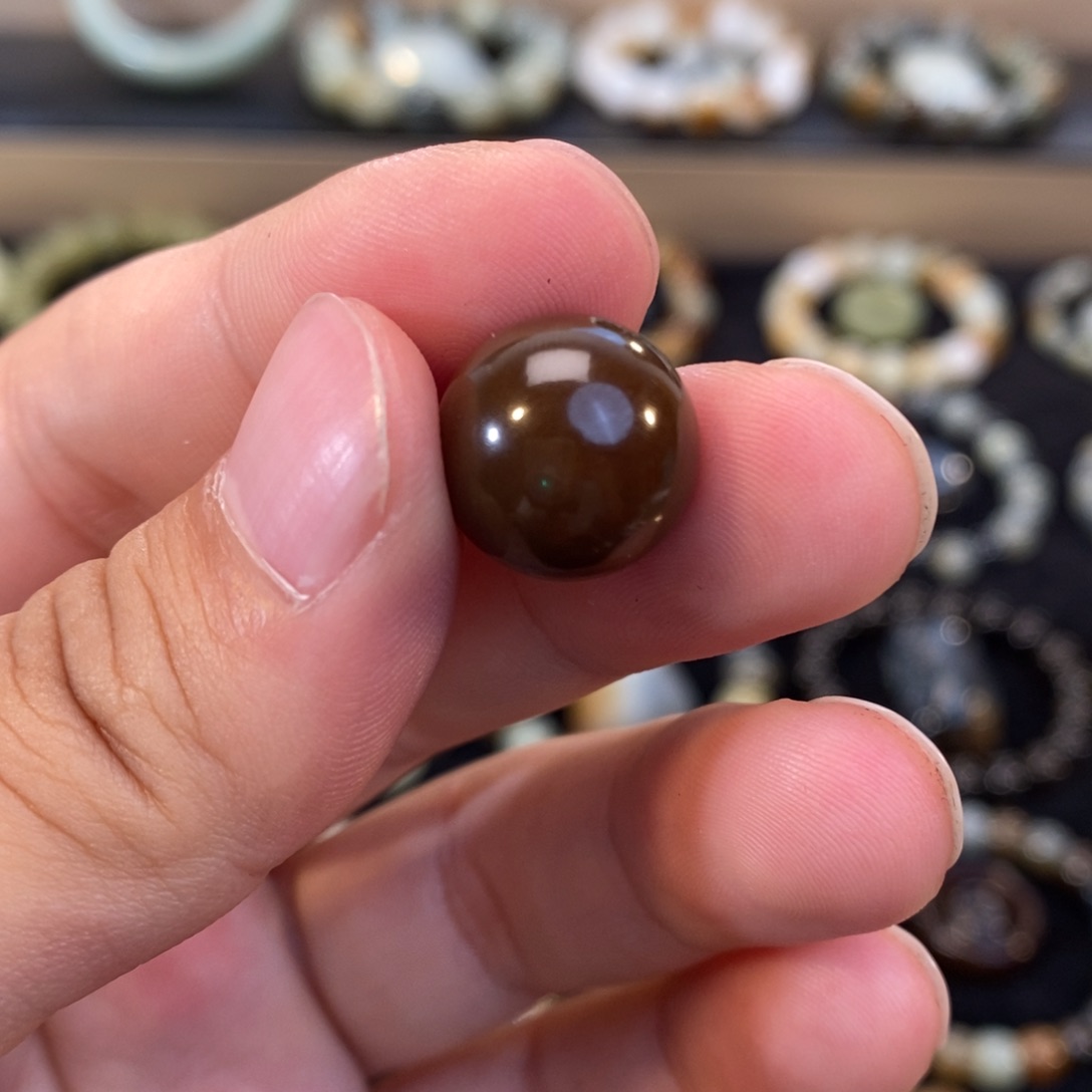 手链未镶嵌和田玉（糖玉）