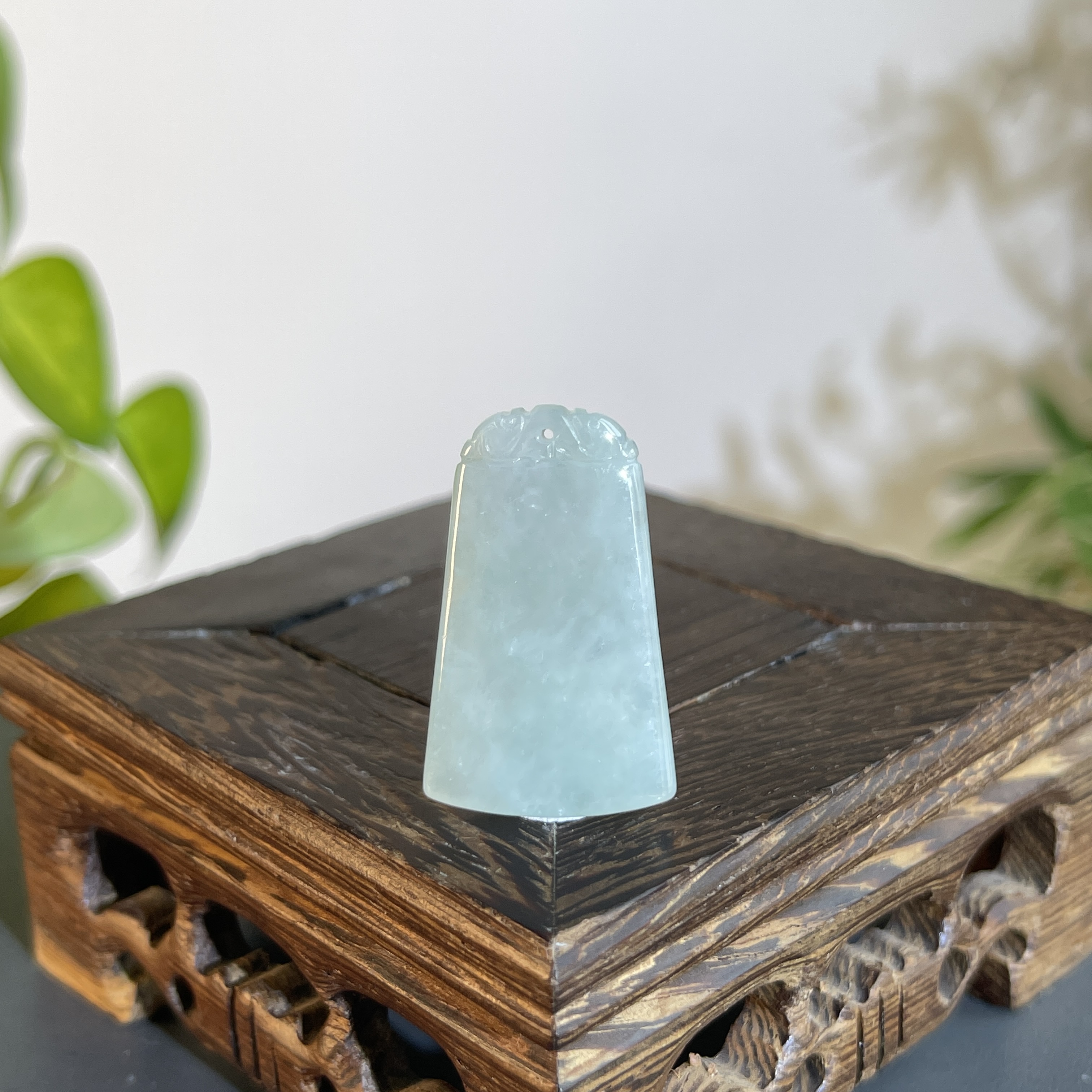 JCB14-010   天然缅甸A货翡翠   无事牌