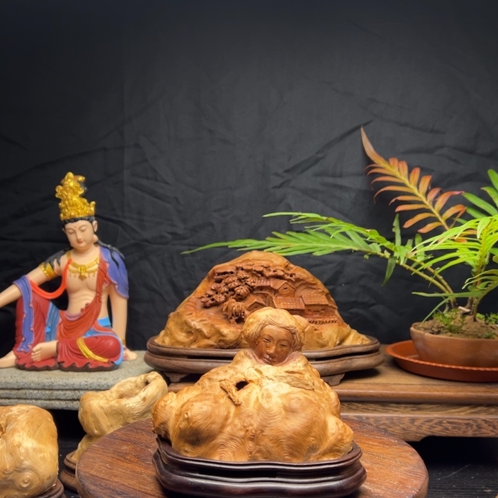 万***遥荔枝木荔枝香炉爷爷