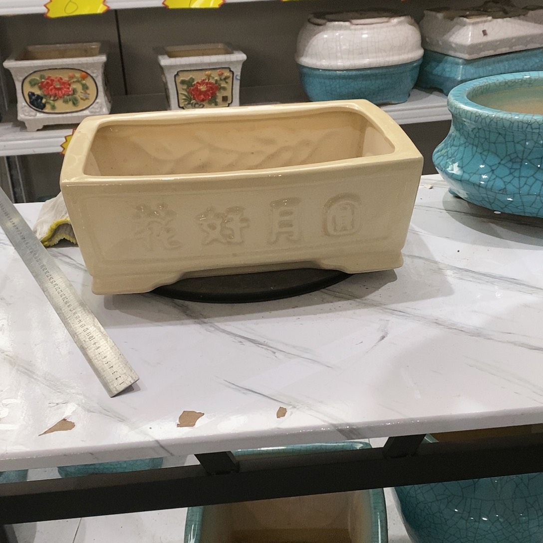 花盆花盆花碗的颜色好奇怪