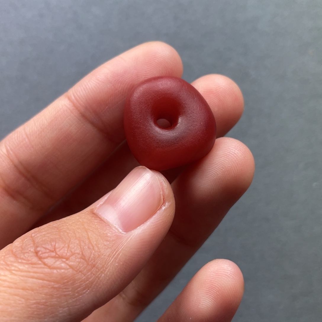 南红玛瑙未镶嵌配饰17.9mm