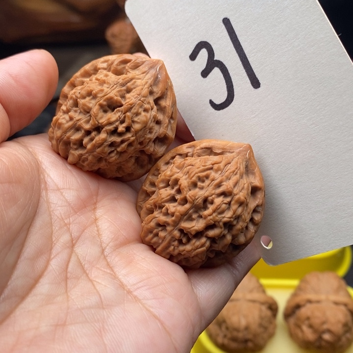 文玩核桃把件迷你小官帽