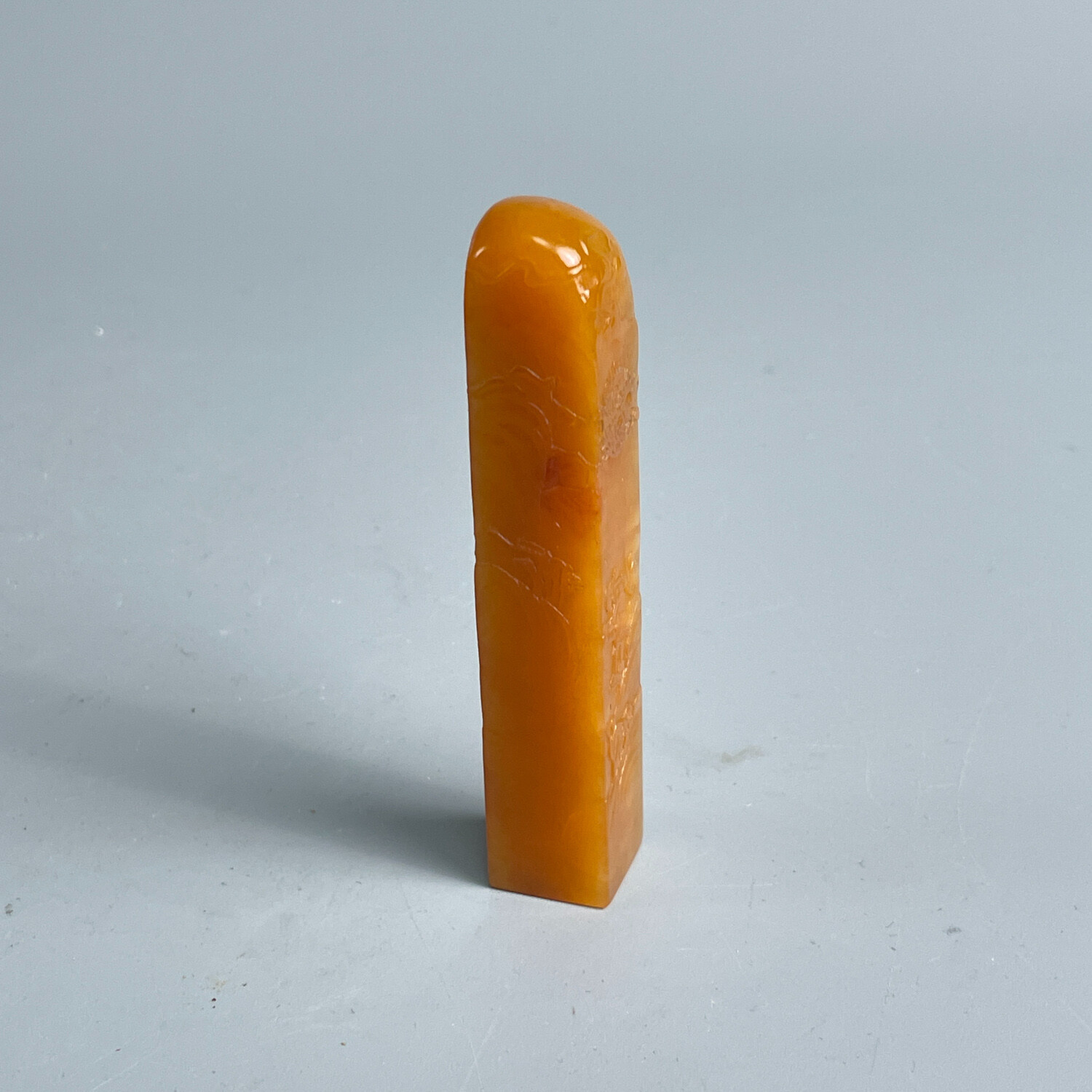 寿山田黄石薄意雕印章-M2XK6007896-01