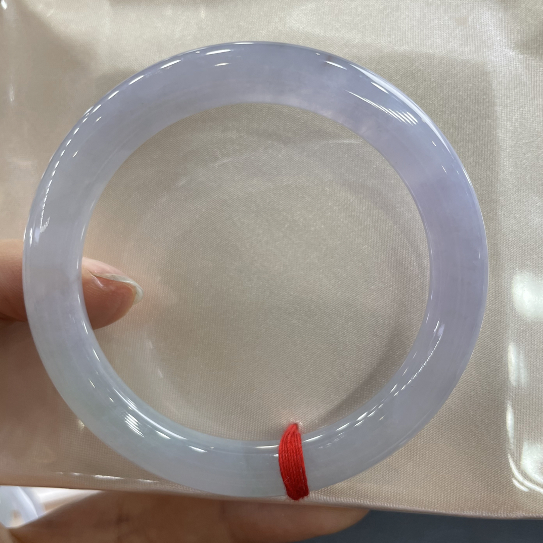 强推种老肉细粉紫53圆条天然缅甸翡翠a货